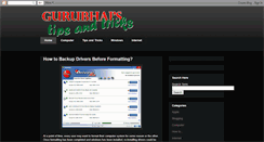 Desktop Screenshot of gurubhaistips.blogspot.com