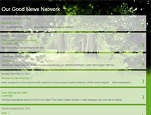 Tablet Screenshot of ourgoodnewsnetwork.blogspot.com