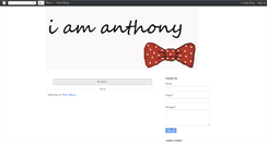 Desktop Screenshot of anthonys-pages.blogspot.com