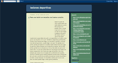 Desktop Screenshot of lesionesdeportivascadasemana.blogspot.com