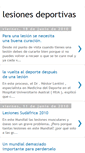 Mobile Screenshot of lesionesdeportivascadasemana.blogspot.com