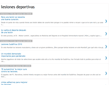 Tablet Screenshot of lesionesdeportivascadasemana.blogspot.com