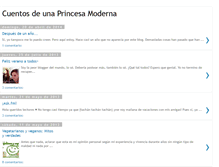 Tablet Screenshot of cuentosdeunaprincesamoderna.blogspot.com