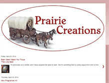 Tablet Screenshot of prairiecreations2008.blogspot.com