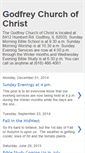 Mobile Screenshot of godfreychurchofchrist.blogspot.com