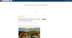 Desktop Screenshot of paulgauguingallery.blogspot.com