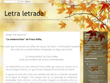 Tablet Screenshot of letraletrada.blogspot.com