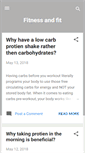 Mobile Screenshot of fitnessandfit.blogspot.com