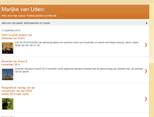 Tablet Screenshot of marijkevanuden.blogspot.com