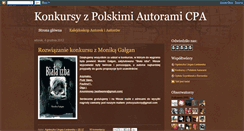 Desktop Screenshot of polscyautorzy.blogspot.com