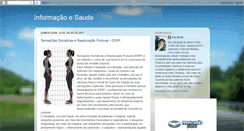 Desktop Screenshot of informacaoesaude.blogspot.com