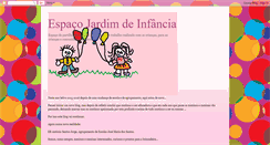 Desktop Screenshot of espacojardimdeinfancia.blogspot.com