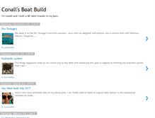 Tablet Screenshot of conallsboatbuild.blogspot.com