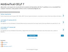 Tablet Screenshot of matematicascecyt7.blogspot.com