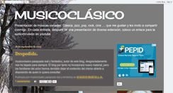 Desktop Screenshot of musicoclasico.blogspot.com