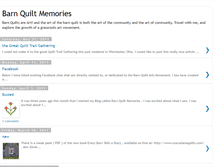 Tablet Screenshot of barnquiltmemories.blogspot.com