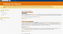 Desktop Screenshot of cabinasdepintura.blogspot.com