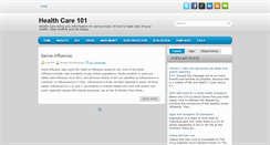 Desktop Screenshot of health-care-101.blogspot.com