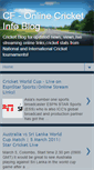 Mobile Screenshot of cricket-fan-india.blogspot.com