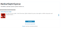 Tablet Screenshot of mankurtlastirma.blogspot.com