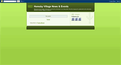 Desktop Screenshot of hemsbyvillage.blogspot.com