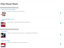 Tablet Screenshot of housemusic3.blogspot.com