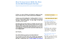 Desktop Screenshot of howtoloselowerbellyfat.blogspot.com