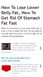 Mobile Screenshot of howtoloselowerbellyfat.blogspot.com