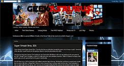 Desktop Screenshot of geekasaurusmike.blogspot.com