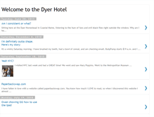 Tablet Screenshot of dyerhotel.blogspot.com