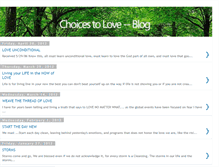 Tablet Screenshot of choicestolove.blogspot.com