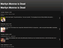 Tablet Screenshot of marilynmonroeisdead.blogspot.com