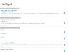 Tablet Screenshot of life-digest.blogspot.com