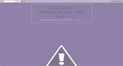 Desktop Screenshot of dimageryphotography.blogspot.com