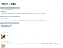 Tablet Screenshot of cafeinaydolor.blogspot.com