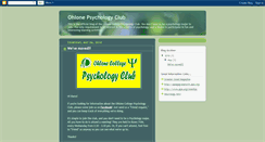 Desktop Screenshot of ohlonepsychologyclub.blogspot.com