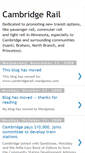 Mobile Screenshot of cambridgerail.blogspot.com