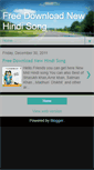 Mobile Screenshot of freedownloadnewhindisongor.blogspot.com