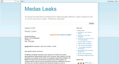 Desktop Screenshot of medasleaksnews.blogspot.com