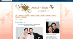 Desktop Screenshot of annikaogsindre.blogspot.com