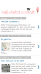 Mobile Screenshot of hallokatzi.blogspot.com