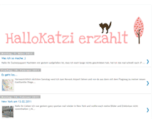 Tablet Screenshot of hallokatzi.blogspot.com