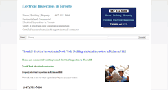 Desktop Screenshot of electrical-inspection-in-toronto.blogspot.com