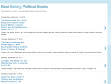 Tablet Screenshot of bestsellingpoliticalbooks.blogspot.com