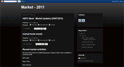 Desktop Screenshot of marketstats2011.blogspot.com