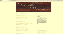 Desktop Screenshot of chocolatewithfrancois.blogspot.com