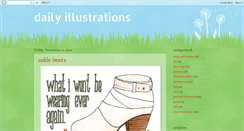 Desktop Screenshot of dailyillustrations.blogspot.com