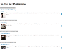 Tablet Screenshot of onthisdayphotography.blogspot.com