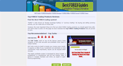 Desktop Screenshot of forexproductsreview.blogspot.com