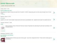 Tablet Screenshot of klinikmansurah.blogspot.com